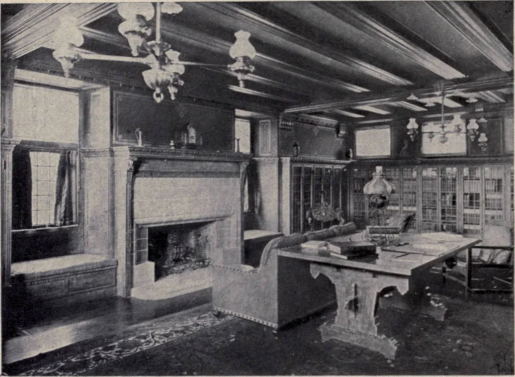 An illustration from The country house; a practical manual of the planning and construction of the American country home and its surroundings, 1905, leaf 187