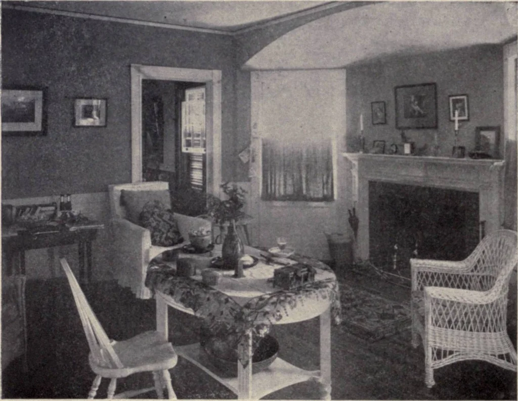 An illustration from The country house; a practical manual of the planning and construction of the American country home and its surroundings, 1905, leaf 189