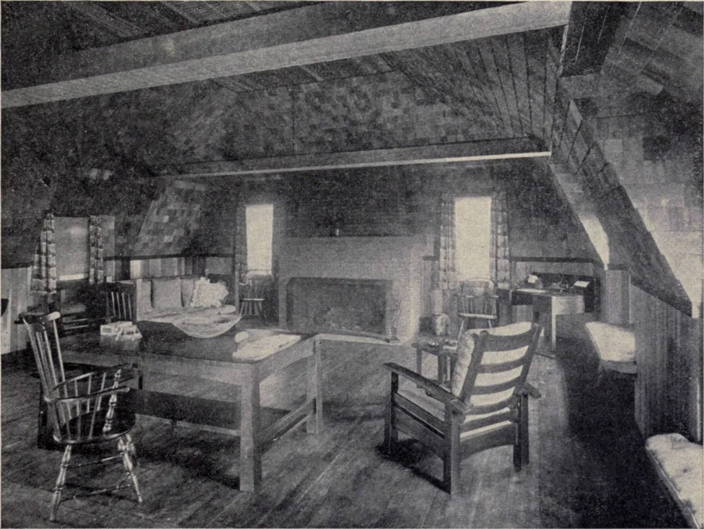 An illustration from The country house; a practical manual of the planning and construction of the American country home and its surroundings, 1905, leaf 190