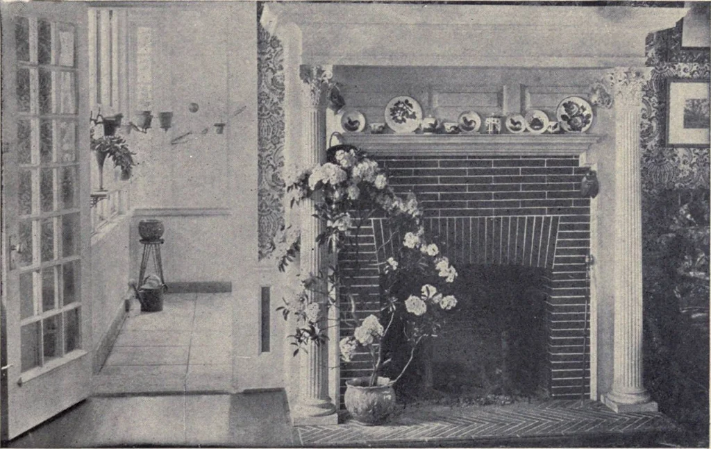 An illustration from The country house; a practical manual of the planning and construction of the American country home and its surroundings, 1905, leaf 222