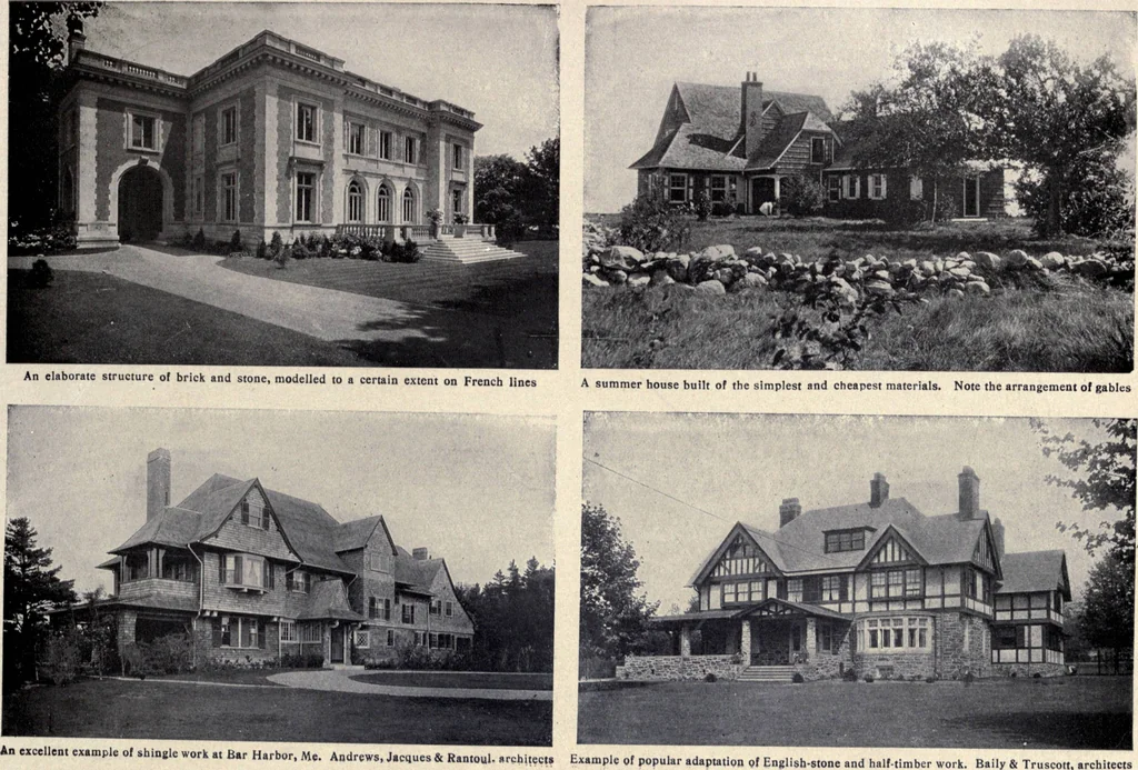 An illustration from The country house; a practical manual of the planning and construction of the American country home and its surroundings, 1905, leaf 236