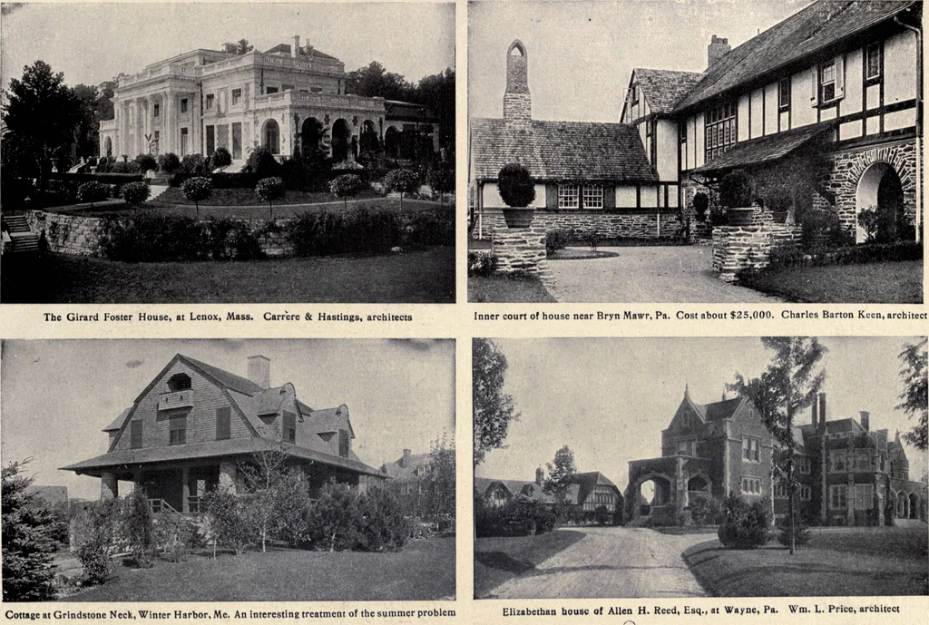 An illustration from The country house; a practical manual of the planning and construction of the American country home and its surroundings, 1905, leaf 262