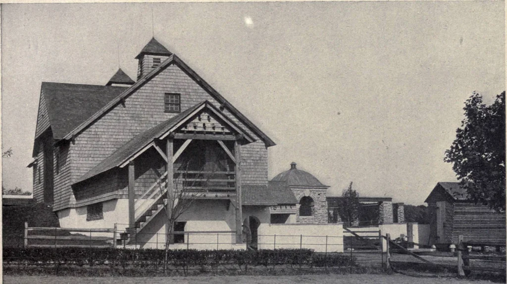 An illustration from The country house; a practical manual of the planning and construction of the American country home and its surroundings, 1905, leaf 282