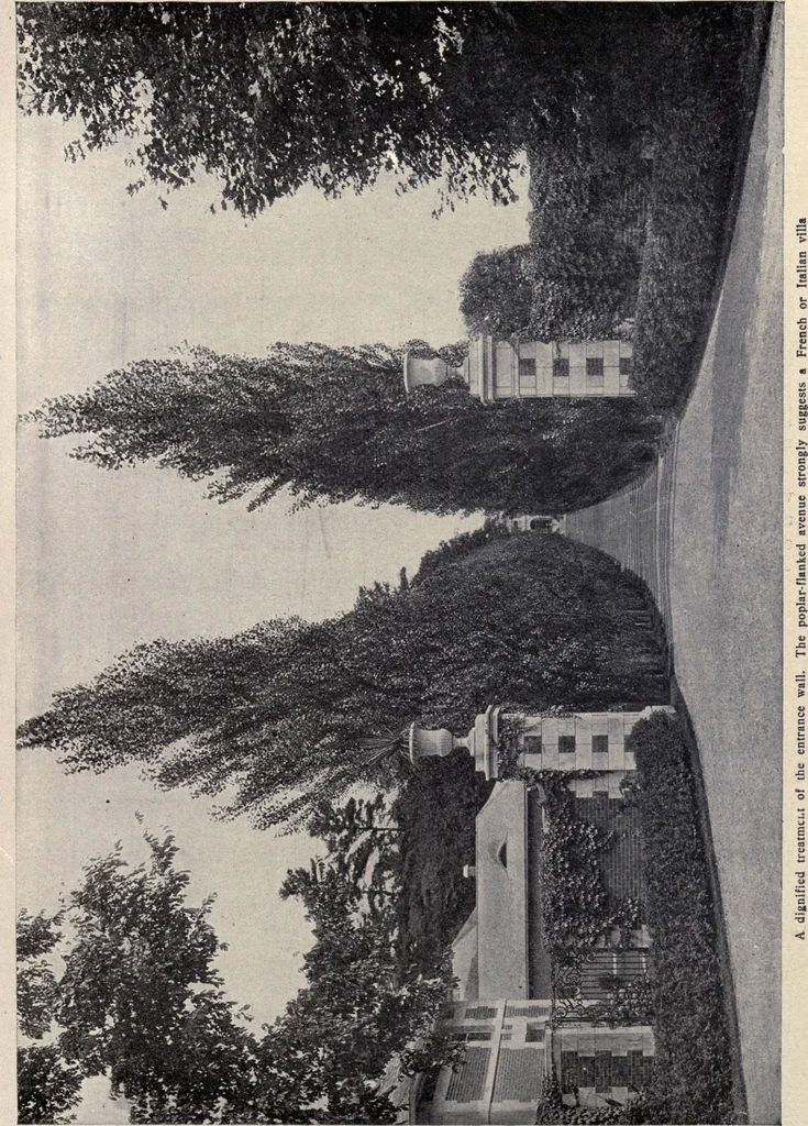 An illustration from The country house; a practical manual of the planning and construction of the American country home and its surroundings, 1905, leaf 290