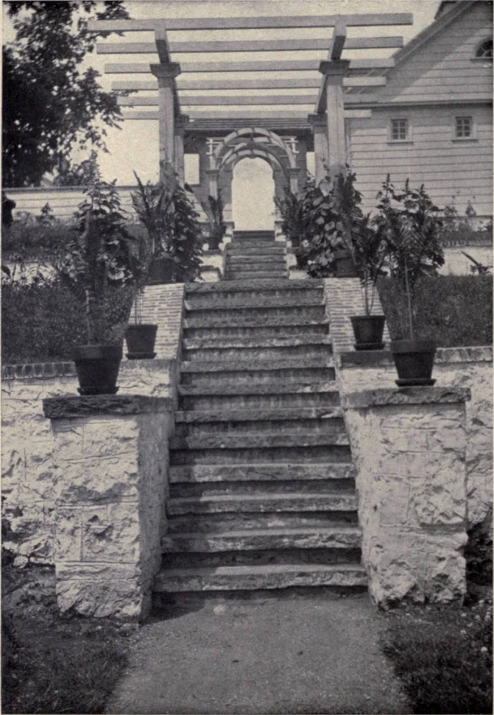 An illustration from The country house; a practical manual of the planning and construction of the American country home and its surroundings, 1905, leaf 301