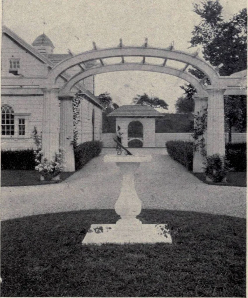 An illustration from The country house; a practical manual of the planning and construction of the American country home and its surroundings, 1905, leaf 302