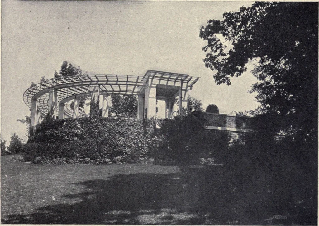 An illustration from The country house; a practical manual of the planning and construction of the American country home and its surroundings, 1905, leaf 312