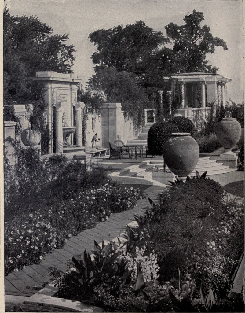 An illustration from The country house; a practical manual of the planning and construction of the American country home and its surroundings, 1905, leaf 317