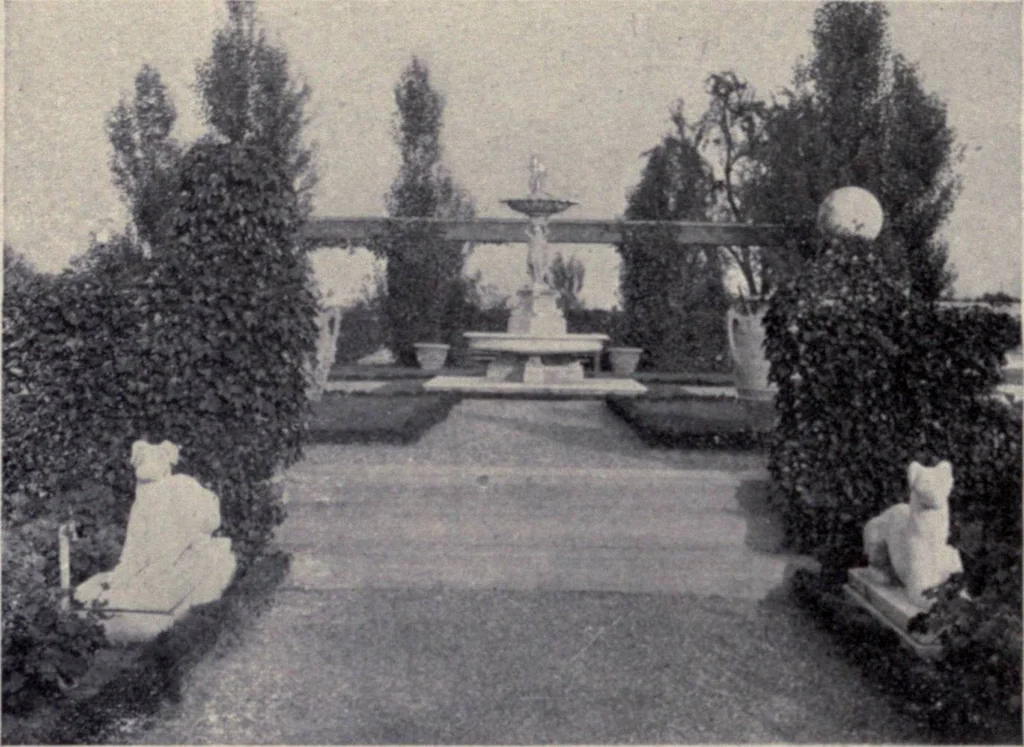 An illustration from The country house; a practical manual of the planning and construction of the American country home and its surroundings, 1905, leaf 319
