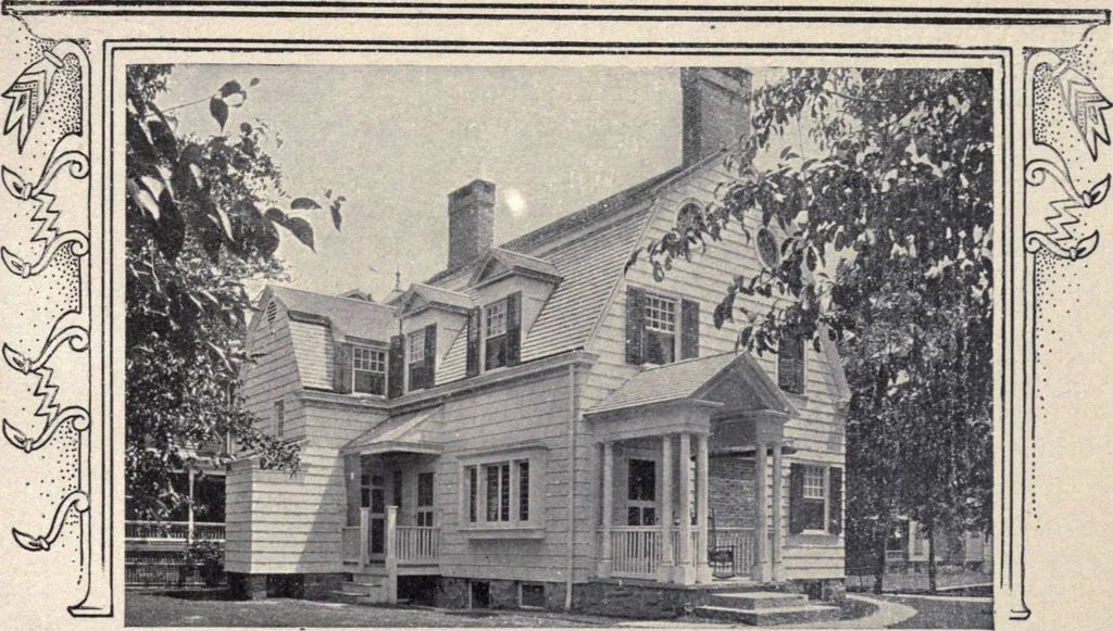 An illustration from The country house; a practical manual of the planning and construction of the American country home and its surroundings, 1905, leaf 324
