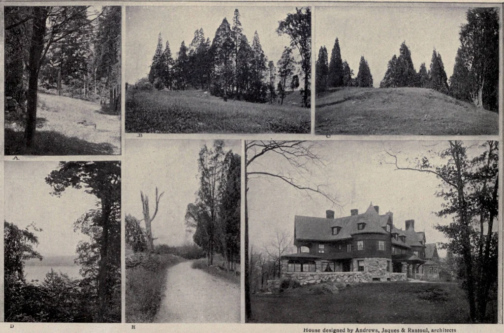 An illustration from The country house; a practical manual of the planning and construction of the American country home and its surroundings, 1905, leaf 41
