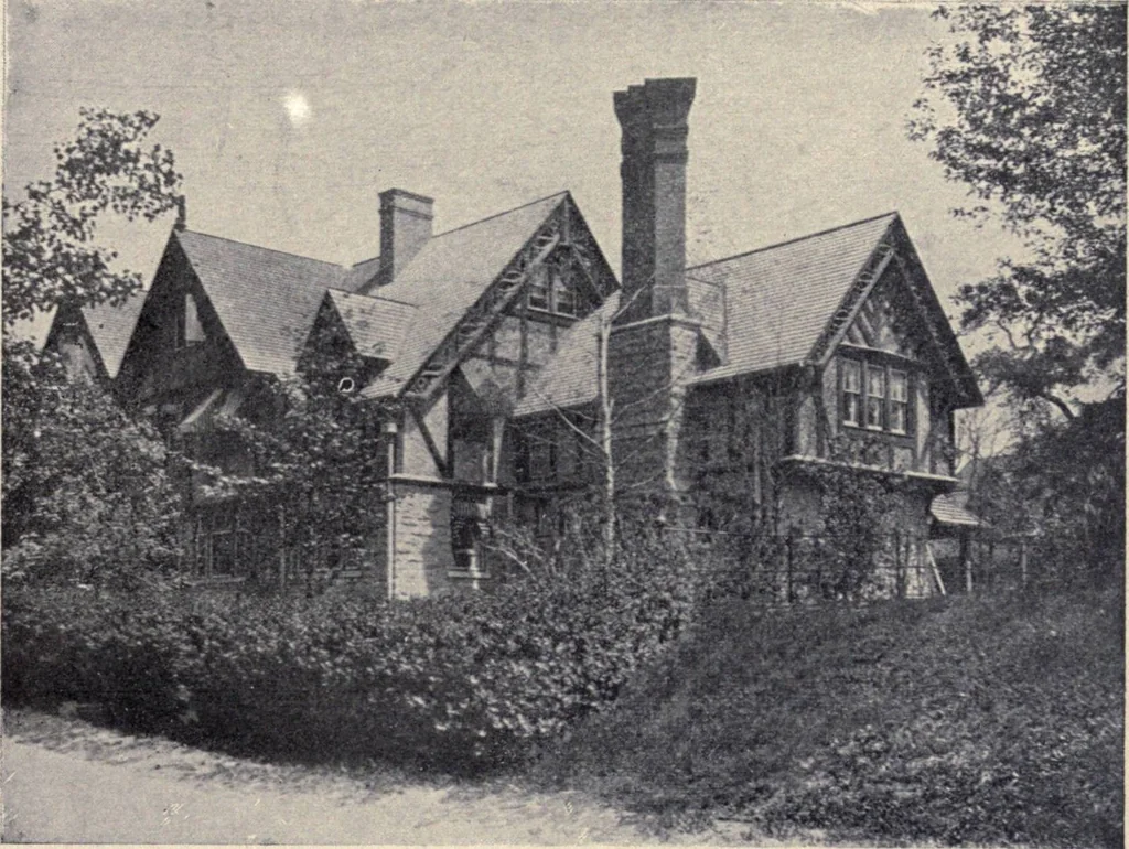 An illustration from The country house; a practical manual of the planning and construction of the American country home and its surroundings, 1905, leaf 54