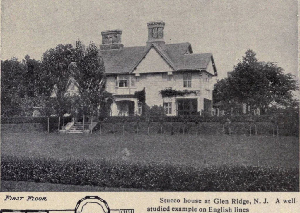 An illustration from The country house; a practical manual of the planning and construction of the American country home and its surroundings, 1905, leaf 57