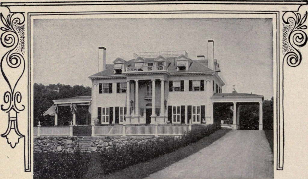 An illustration from The country house; a practical manual of the planning and construction of the American country home and its surroundings, 1905, leaf 67