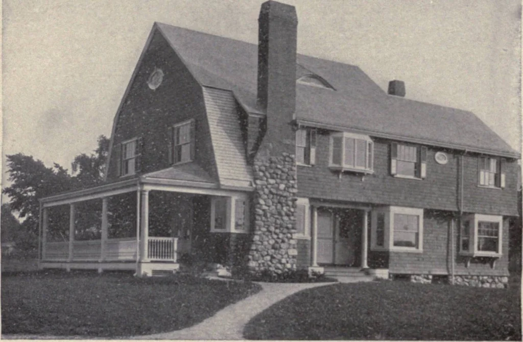 An illustration from The country house; a practical manual of the planning and construction of the American country home and its surroundings, 1905, leaf 81