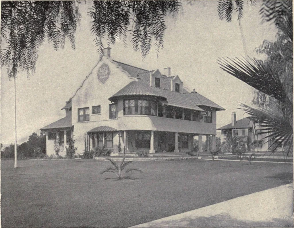 An illustration from The country house; a practical manual of the planning and construction of the American country home and its surroundings, 1905, leaf 86