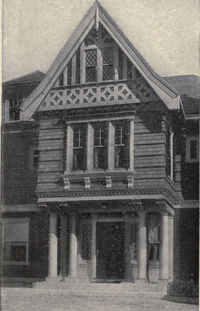 An illustration from The country house; a practical manual of the planning and construction of the American country home and its surroundings, 1905, leaf 90