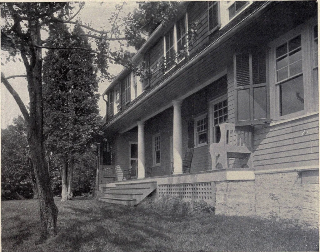 An illustration from The country house; a practical manual of the planning and construction of the American country home and its surroundings, 1905, leaf 92