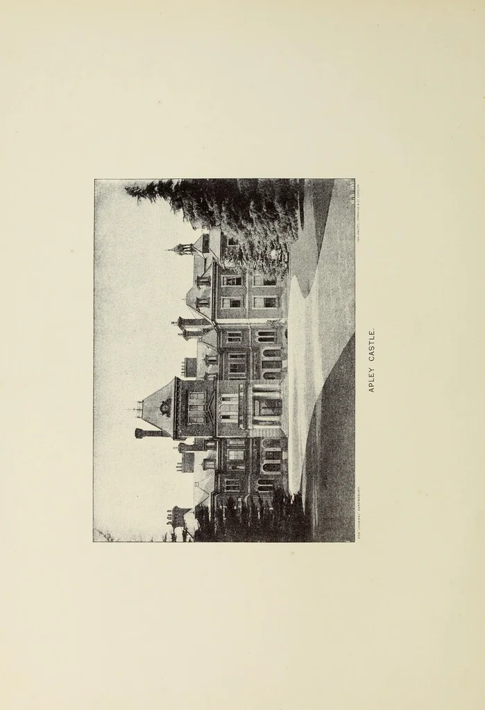 An illustration from The county seats of Shropshire : a series of descriptive sketches, with historical and antiquarian notes, of the principal family mansions, 1891, leaf 103