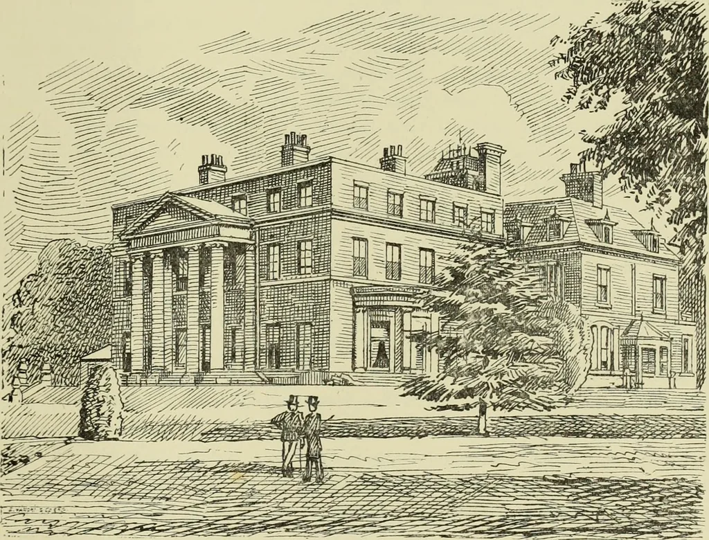 An illustration from The county seats of Shropshire : a series of descriptive sketches, with historical and antiquarian notes, of the principal family mansions, 1891, leaf 110