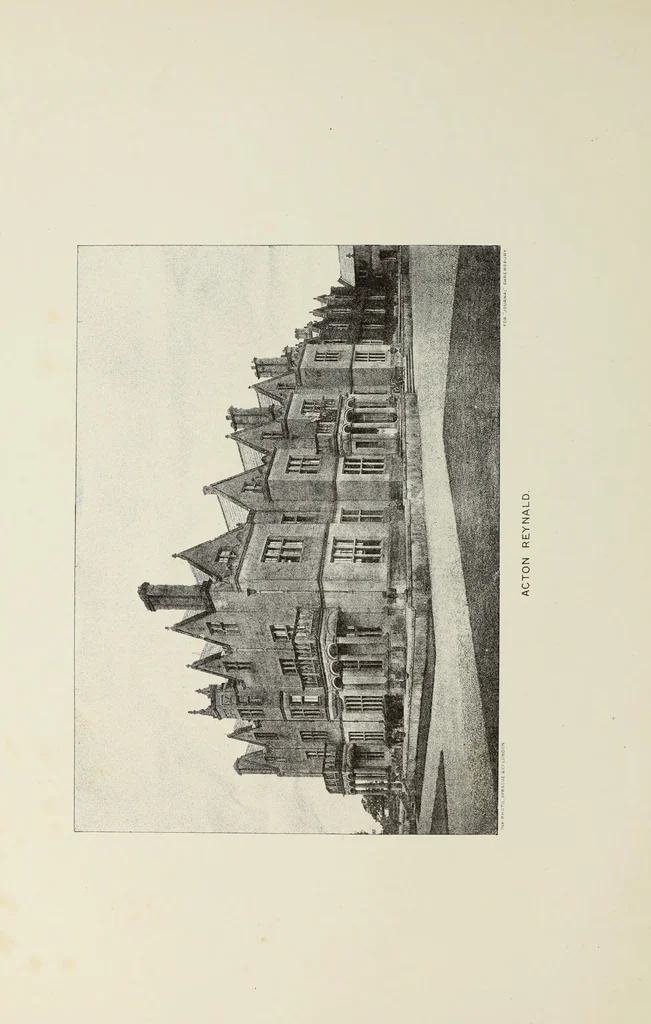 An illustration from The county seats of Shropshire : a series of descriptive sketches, with historical and antiquarian notes, of the principal family mansions, 1891, leaf 123