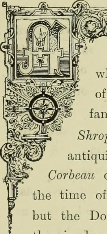 An illustration from The county seats of Shropshire : a series of descriptive sketches, with historical and antiquarian notes, of the principal family mansions, 1891, leaf 124