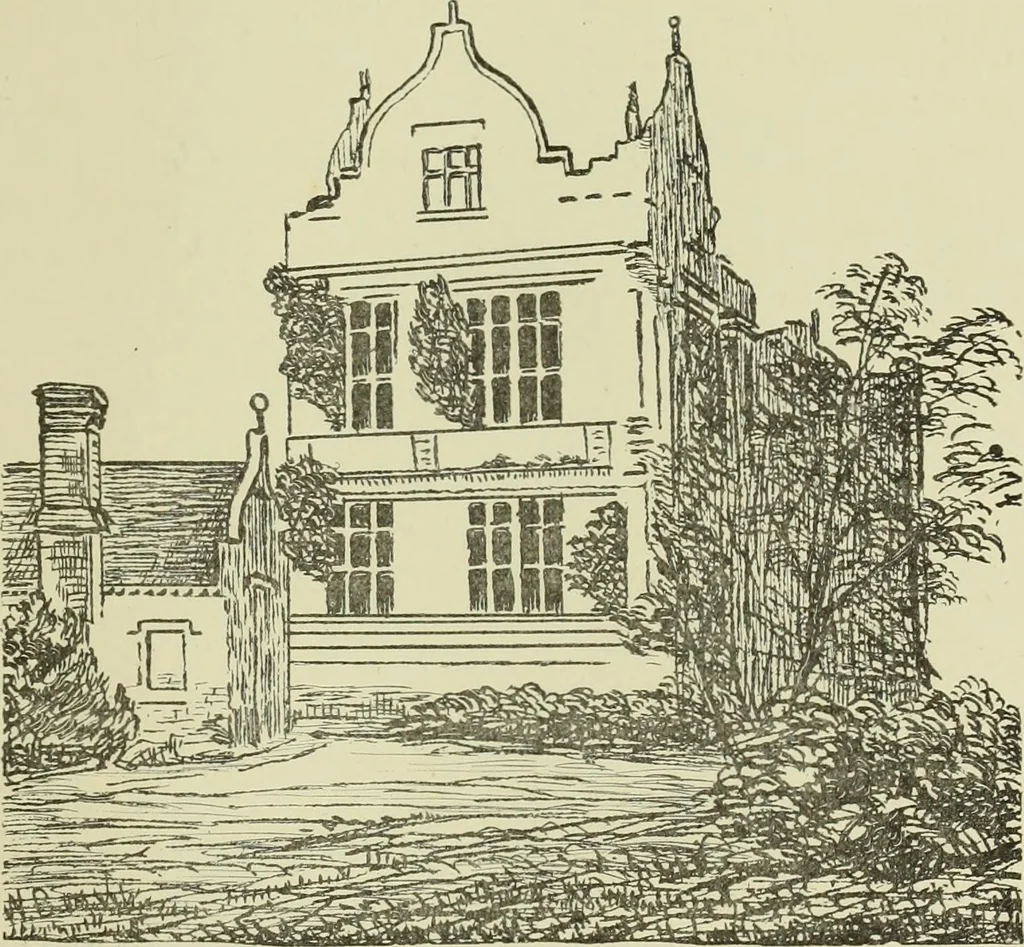 An illustration from The county seats of Shropshire : a series of descriptive sketches, with historical and antiquarian notes, of the principal family mansions, 1891, leaf 126