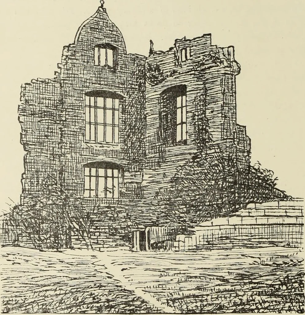 An illustration from The county seats of Shropshire : a series of descriptive sketches, with historical and antiquarian notes, of the principal family mansions, 1891, leaf 131