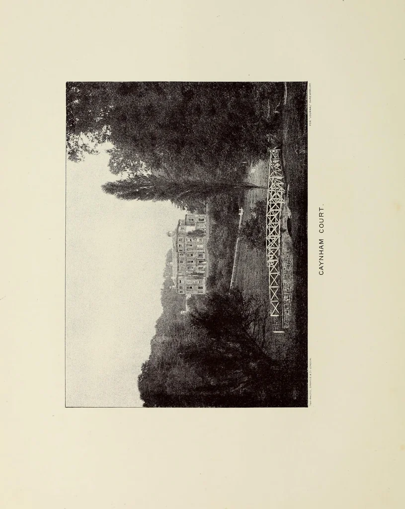An illustration from The county seats of Shropshire : a series of descriptive sketches, with historical and antiquarian notes, of the principal family mansions, 1891, leaf 155