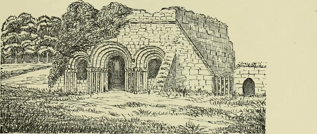 An illustration from The county seats of Shropshire : a series of descriptive sketches, with historical and antiquarian notes, of the principal family mansions, 1891, leaf 172
