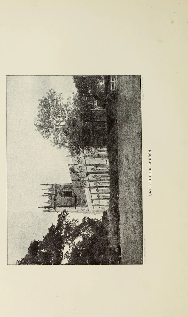 An illustration from The county seats of Shropshire : a series of descriptive sketches, with historical and antiquarian notes, of the principal family mansions, 1891, leaf 177