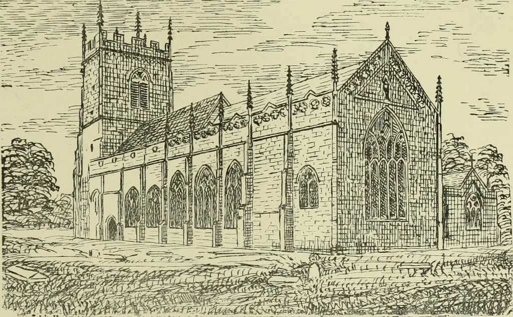 An illustration from The county seats of Shropshire : a series of descriptive sketches, with historical and antiquarian notes, of the principal family mansions, 1891, leaf 178