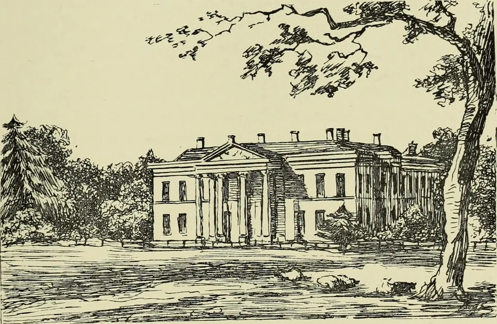 An illustration from The county seats of Shropshire : a series of descriptive sketches, with historical and antiquarian notes, of the principal family mansions, 1891, leaf 216