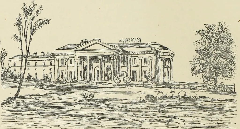 An illustration from The county seats of Shropshire : a series of descriptive sketches, with historical and antiquarian notes, of the principal family mansions, 1891, leaf 225