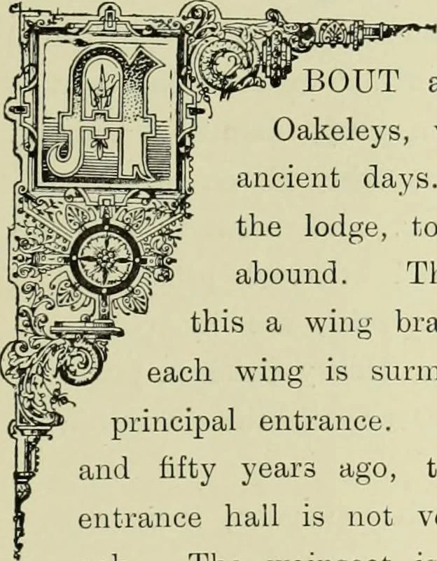 An illustration from The county seats of Shropshire : a series of descriptive sketches, with historical and antiquarian notes, of the principal family mansions, 1891, leaf 232