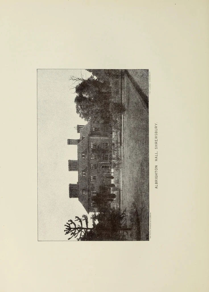 An illustration from The county seats of Shropshire : a series of descriptive sketches, with historical and antiquarian notes, of the principal family mansions, 1891, leaf 237
