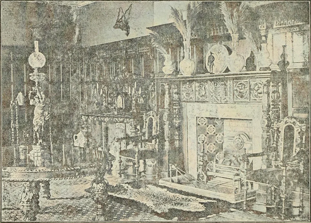 An illustration from The county seats of Shropshire : a series of descriptive sketches, with historical and antiquarian notes, of the principal family mansions, 1891, leaf 241