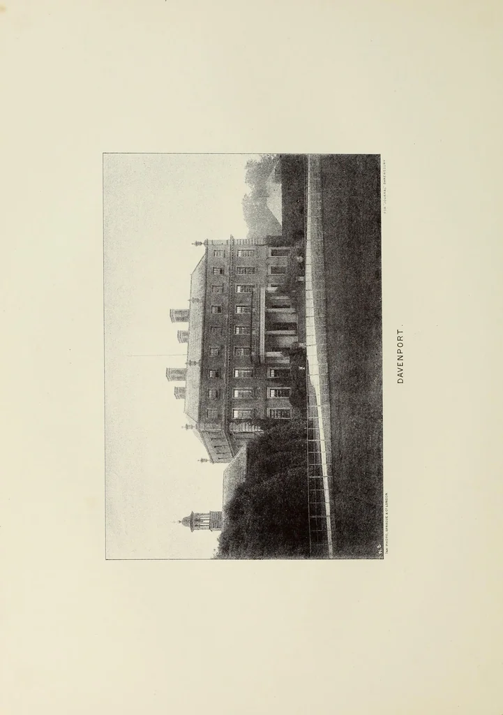 An illustration from The county seats of Shropshire : a series of descriptive sketches, with historical and antiquarian notes, of the principal family mansions, 1891, leaf 245