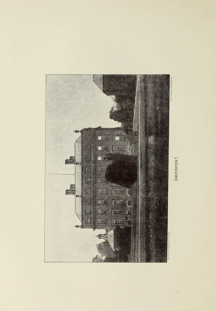 An illustration from The county seats of Shropshire : a series of descriptive sketches, with historical and antiquarian notes, of the principal family mansions, 1891, leaf 251