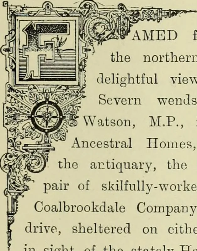 An illustration from The county seats of Shropshire : a series of descriptive sketches, with historical and antiquarian notes, of the principal family mansions, 1891, leaf 28