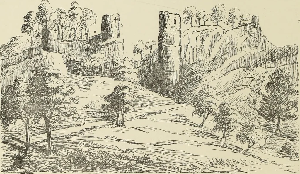 An illustration from The county seats of Shropshire : a series of descriptive sketches, with historical and antiquarian notes, of the principal family mansions, 1891, leaf 39