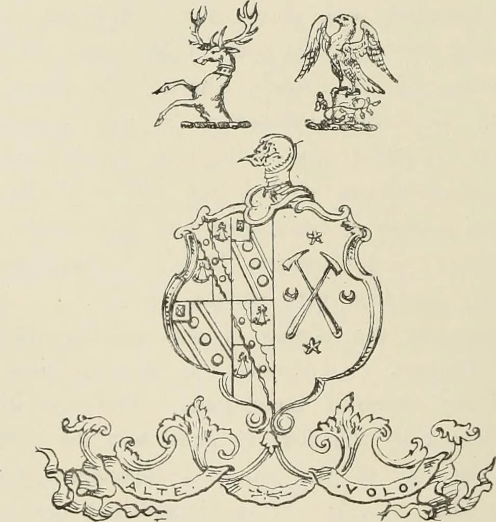 An illustration from The county seats of Shropshire : a series of descriptive sketches, with historical and antiquarian notes, of the principal family mansions, 1891, leaf 413