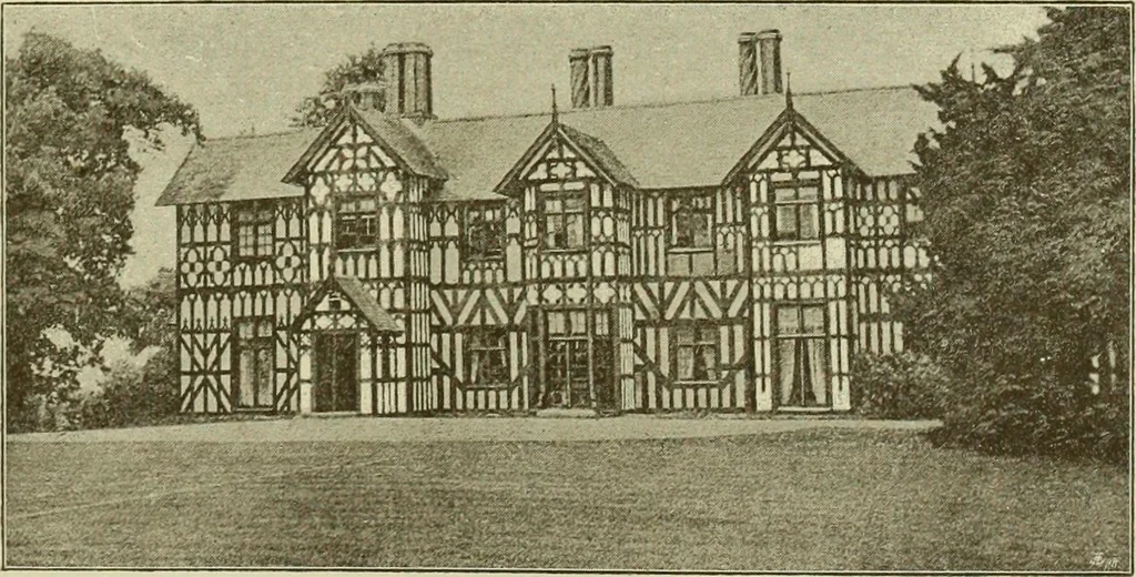 An illustration from The county seats of Shropshire : a series of descriptive sketches, with historical and antiquarian notes, of the principal family mansions, 1891, leaf 418