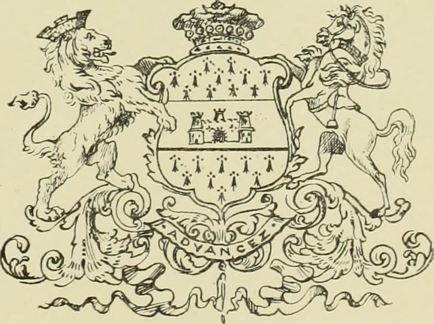 An illustration from The county seats of Shropshire : a series of descriptive sketches, with historical and antiquarian notes, of the principal family mansions, 1891, leaf 42