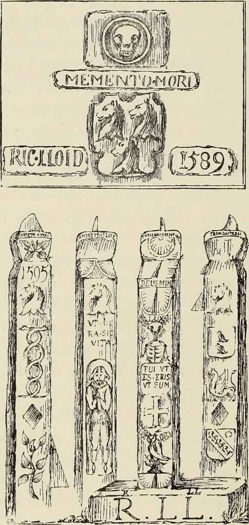 An illustration from The county seats of Shropshire : a series of descriptive sketches, with historical and antiquarian notes, of the principal family mansions, 1891, leaf 421