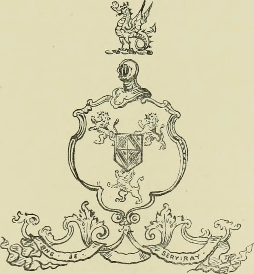 An illustration from The county seats of Shropshire : a series of descriptive sketches, with historical and antiquarian notes, of the principal family mansions, 1891, leaf 472