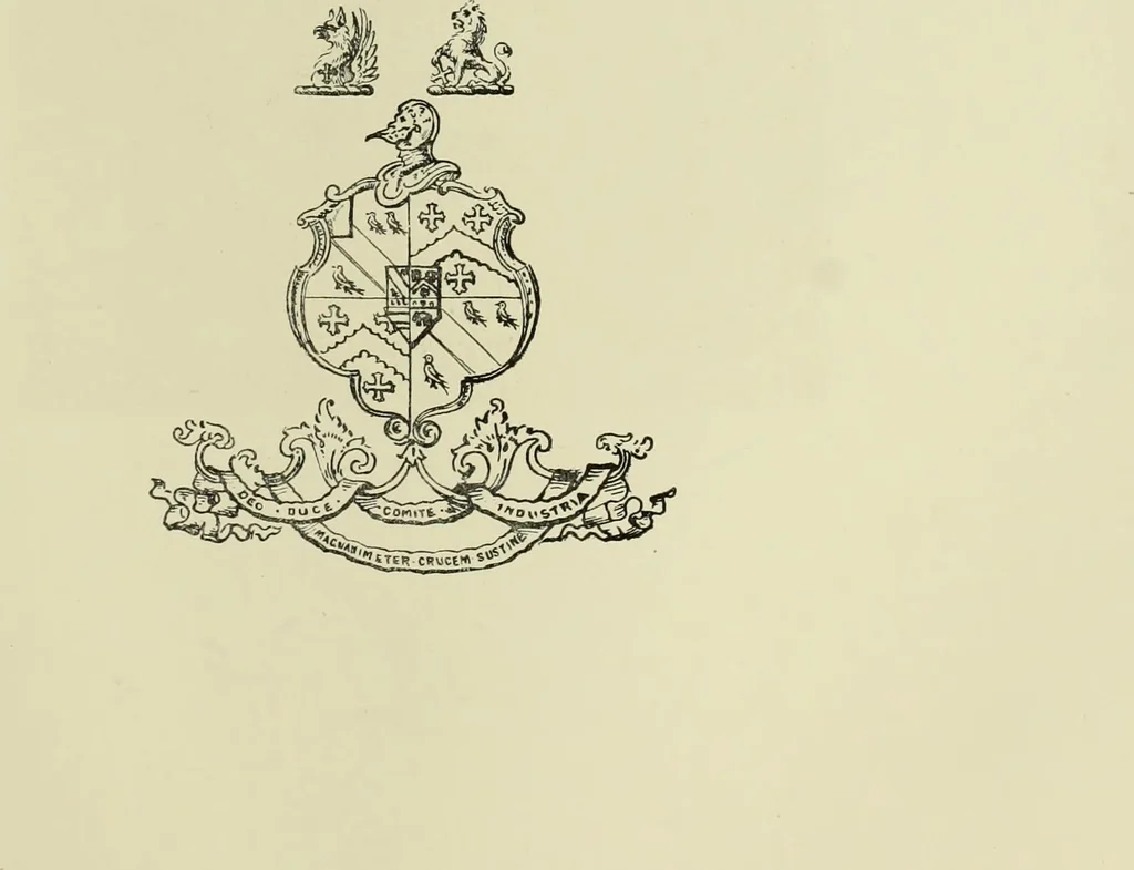 An illustration from The county seats of Shropshire : a series of descriptive sketches, with historical and antiquarian notes, of the principal family mansions, 1891, leaf 512