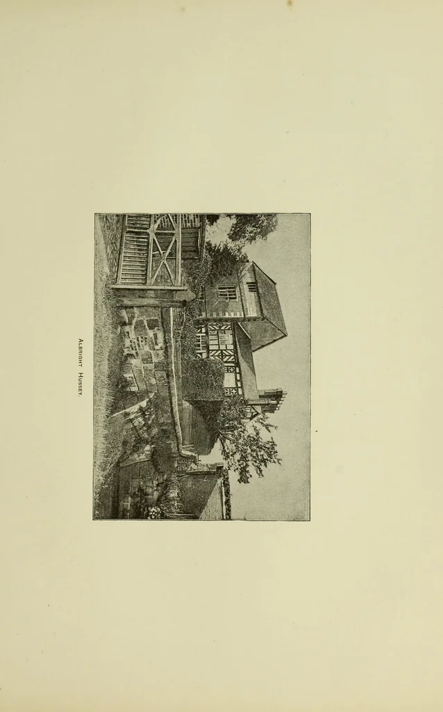 An illustration from The county seats of Shropshire : a series of descriptive sketches, with historical and antiquarian notes, of the principal family mansions, 1891, leaf 556