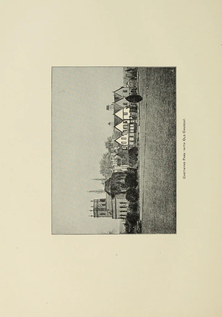 An illustration from The county seats of Shropshire : a series of descriptive sketches, with historical and antiquarian notes, of the principal family mansions, 1891, leaf 569