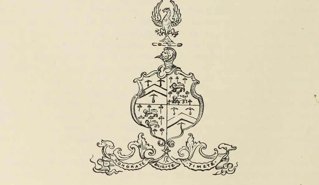 An illustration from The county seats of Shropshire : a series of descriptive sketches, with historical and antiquarian notes, of the principal family mansions, 1891, leaf 577